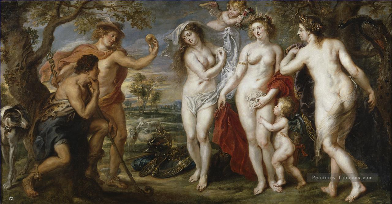 Le Jugement de Paris 1639 Baroque Peter Paul Rubens Peintures à l'huile